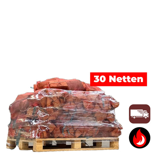 30 Zakken Berken Haardhout 22L