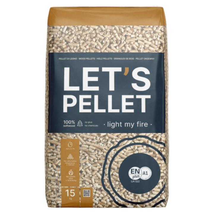 Let's Pellet houtpellets | ENplus A1 | 15 kg