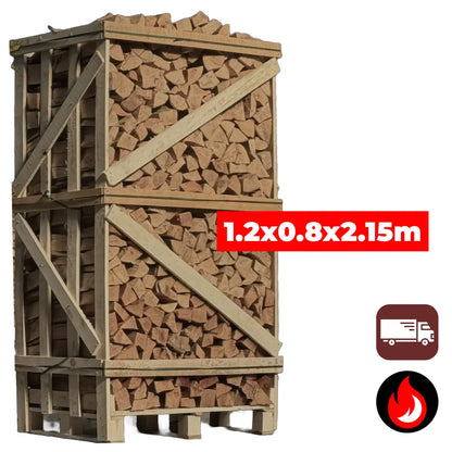 Grote Pallet Beuken/Berken Haardhout Mix